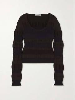 Acne Studios Mixed Ribbed Sweater ニット Acne Studios - Crew Neck Knit Jumper | HBX - Globally