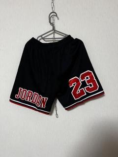 BULLS JORDAN 23ブラックショートパンツM~Lサイズブルズジョルダン BULLS JORDAN 23ブラックショートパンツM~Lサイズブルズ