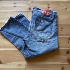 限定完売クロアチア製！リーバイスレッドスキニージーンズ27×30/ジッパーRED 限定完売クロアチア製！リーバイスレッドスキニージーンズ27×30