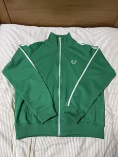 【激レア】FREDPERRY フレッドペリー トラックジャケット モスグリーンS 激レア】FREDPERRY フレッドペリー トラックジャケット モス