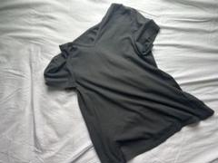 ANN DEMEULEMEESTER グレー Vネック Tシャツ XS 140-902503150079_1.jpg