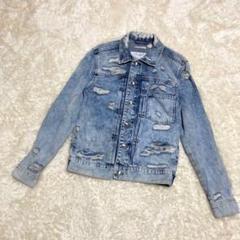 zara ダメージ加工 gジャンexile atsushi着用 同モデル - メルカリ