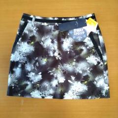 新品☆タグ付き☆キャロウェイ☆8WAYストレッチ☆花柄☆スカート☆ブラック☆М