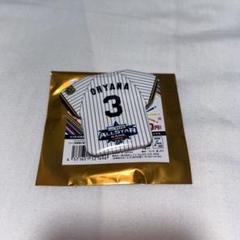 オールスター ユニフォーム型缶バッジ 大山選手
