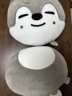 SKZOOクッション　頭とお尻セット　ウルフチャン 全信頼を寄せる SKZOOクッション 頭とお尻セット ウルフチャン