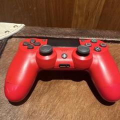 レッド PS4 コントローラー　赤　レッド