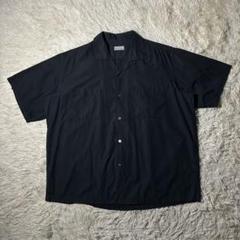 希少 古着 00's コムデギャルソン オム 田中オム オープンカラーシャツ コムデギャルソン オムCOMME des GARCONS HOMME ステッチ