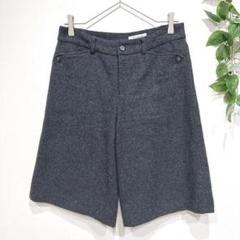 テチチ　ハーフパンツ　アンゴラ混　ウール混　日本製　きれいめ　大人カジュアル　M