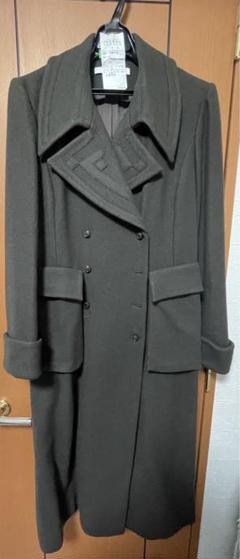 ジバンシィ　ブティック　ボウタイ　コート　シルク混　グレー　日本製 ジバンシィ ブティック ボウタイ コート シルク混 グレー 日本製