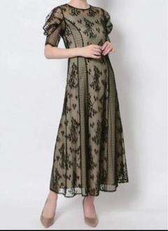 Sale✦完売品✦ 定2.42 ラグナムーン LADYパネルレースワンピース М LADYパネルレースワンピース｜ラグナムーン（LAGUNAMOON