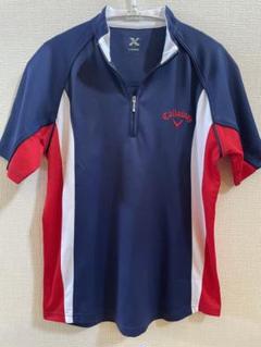 Callaway 半袖ポロシャツ ネイビー/レッド　Mサイズ