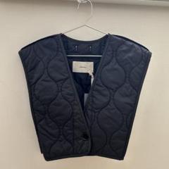 TODAYFUL 黒 ダウンベスト キルティングショートベスト TODAYFUL（トゥデイフル）の「キルティングショートベスト