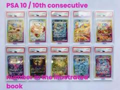 すべてPSA10／10連番】テラスタルフェス ブイズSAR 図鑑No.順