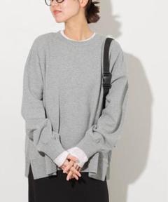 ジャーナルスタンダード レリューム美品24AW コットンリングドットスウェット JOURNAL STANDARD relume コットンリングドットスウェット