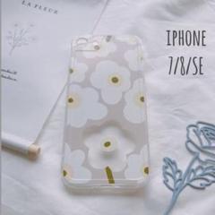 新品 iphone7/8/SEケース クリアベージュ スマホケース