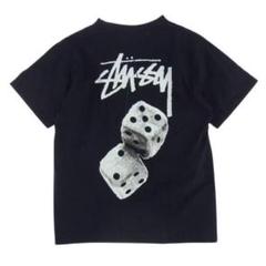 stussy ブラック Tシャツ サイコロデザイン