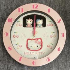 2個セット サンリオ からくり時計 掛け時計 当時物 キティちゃん