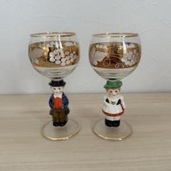 ドイツ ゲーベル フンメル人形 ワイングラス アンティーク