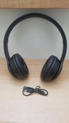 ヘッドホンBluetoothワイヤレス 黒 headphone