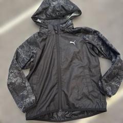 PUMA フード付きウィンドブレーカー 黒