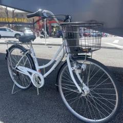 【都内/千葉引取】街乗り用自転車 27インチ カゴ/鍵/オートライト/6段変速付 都内/千葉引取】街乗り用自転車 27インチ カゴ/鍵/オートライト
