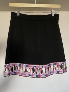 最終価格♡EMILIO PUCCI 素敵なスカート ◇エミリオ プッチ EMILIO PUCCI スカート 膝丈 ミモレ丈 シルク
