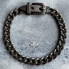 ヴィンテージ VINTAGE シルバーベルト 喜平チェーン