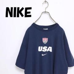 X-51 NIKE ナイキ アメリカ代表ロゴ サッカー Tシャツ 半袖 L