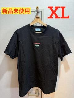 【新品未使用/並行品】PRADA フロントボックスロゴTシャツ　ブラック　XL