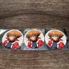 遊戯王 デュエルモンスターズGXコラボカフェ　BLANC 缶バッジ 遊城十代3点 遊戯王 デュエルモンスターズGXコラボカフェ BLANC 缶バッジ 遊