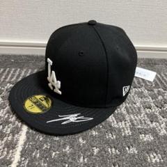 大谷翔平　サイン入りドジャースキャップ