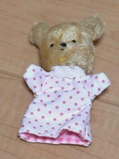 作家 くま ぬいぐるみ パペット ハンドメイド