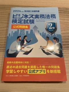 ビジネス実務法務検定試験　公式問題集　2024