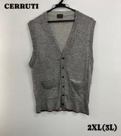 ♡CERRUTI 1881 ♡チェルッティローズ柄ベストシルク100％