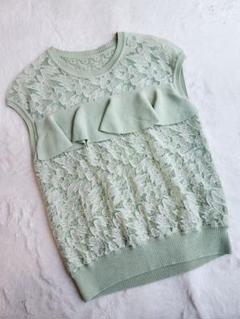 【新品未使用】グレースコンチネンタル刺繍ケープニットトップ　タグ付き ケープショートニットトップ / GRACE CONTINENTAL | GRACE