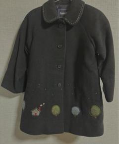 【美品&希少】familiar 140 リバーシブルウールコート 美品&希少】familiar 140 リバーシブルウールコート