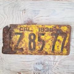 1938年 カリフォルニア州 ライセンスプレート アンティーク品 2025年最新】Yahoo!オークション -カリフォルニアナンバー