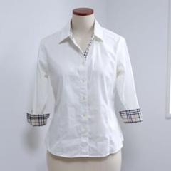 BURBERRY LONDON ノバチェック　七分袖　ブラウス