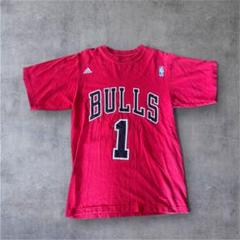 【美品】adidas シカゴ・ブルズ Tシャツ ROSE 1