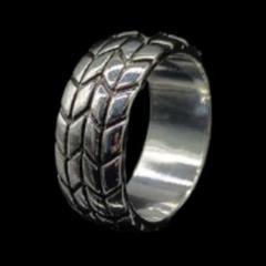 【A092】リング　アクセサリー　シルバー　タイヤ　指輪　レディース　20号