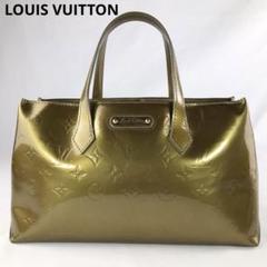 Louis Vuitton ヴェルニ ハンドバッグ ゴールド ウィルシャーPM