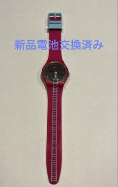 swatch スォッチ 2010製 梯子を登った少女 濃い目のピンク