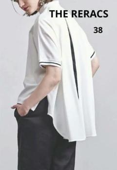 ＜THE RERACS （ザ リラクス）＞フレア ポロシャツ WHITE THE RERACS（ザ・リラクス）の「＜THE RERACS （ザ リラクス