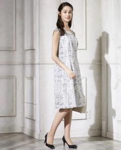 ホワイト系,XL(LL)【全商品オープニング価格 特別価格】 TOCCA NANDIA 免税店 TOCCA NANDIA かわいい ピンク トッカ XL 6 ナンディア ひざ丈ワンピース