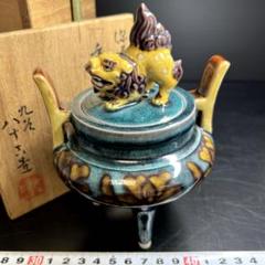 専用　九谷八十吉　香炉　共箱　高さ15㎝　東Y7-0630⭐︎2Fタルサ 九谷八十吉 香炉 共箱 高さ15㎝ 東Y7-0630⭐︎2Fタルサ - メルカリ