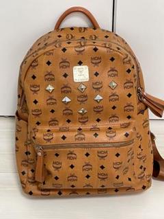 MCM バックパック リュック スタッズ ロゴ エムシーエム 傷あり