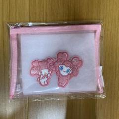 匿名配送・銀テ付き】TWICE サンリオメッシュポーチサナマルチ