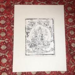 「彩色木版刷 吉野曼荼羅」木版画 1枚|仏教美術 不動明王 真言宗 弘法大師空海 彩色木版刷 吉野曼荼羅」木版画 1枚|仏教美術 不動明王 真言宗
