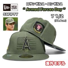 ニューエラ　ドジャース　軍隊記念日　7 5/8 新品未使用 ドジャース 2024軍隊記念日 59FIFTY キャップ 7 3/8 - メルカリ