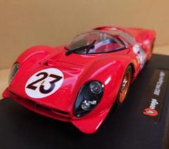 1/24 フェラーリ 330 P4 #23 デイトナ1967優勝車 ブラーゴ製 1/24 フェラーリ 330 P4 #23 デイトナ1967優勝車 ブラーゴ製